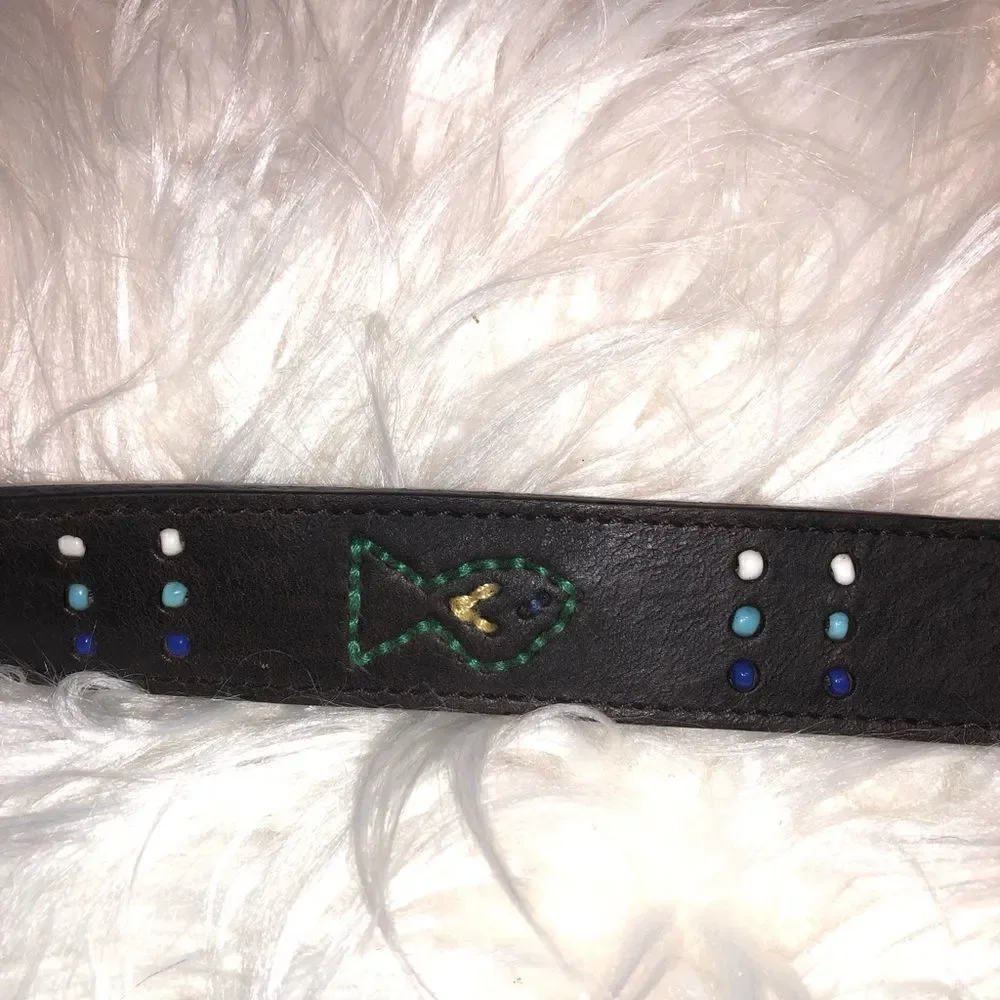 Cherokee leather belt
